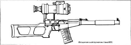 Бесшумная снайперская винтовка ВСС