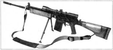 Снайперская винтовка «Галил» калибра 7,62 мм готова к бою