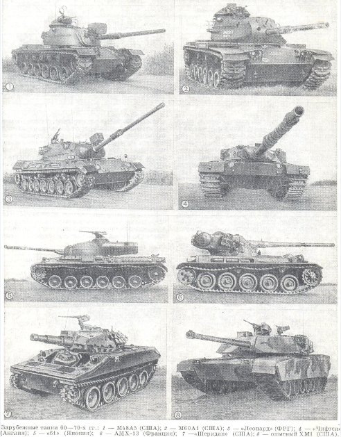 зарубежные танки 60-70 годов