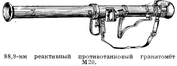 базука - противотанковый гранатомет М20